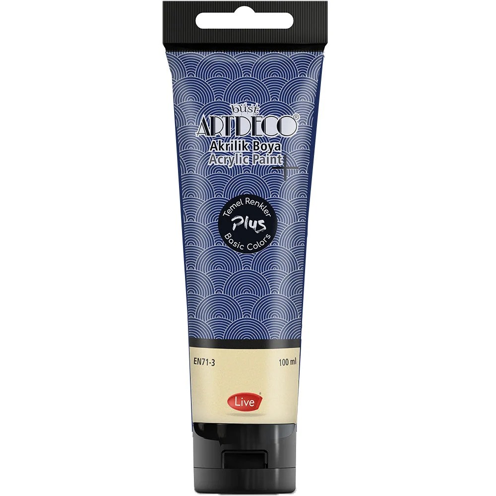 Artdeco Plus Tüp Akrilik Boya 100 ml İndigo
