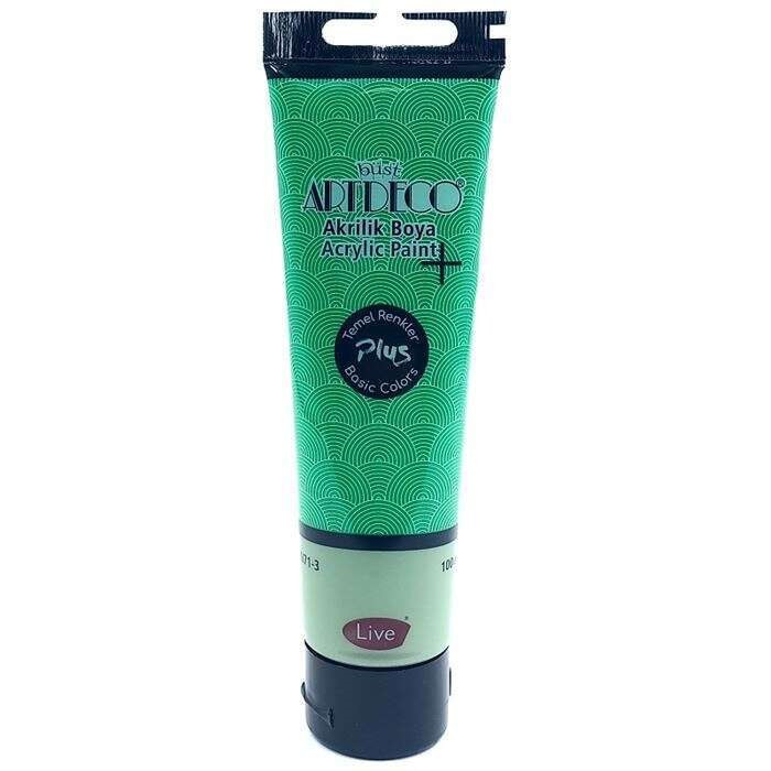 Artdeco Plus Tüp Akrilik Boya 100 ml Açık Yeşil