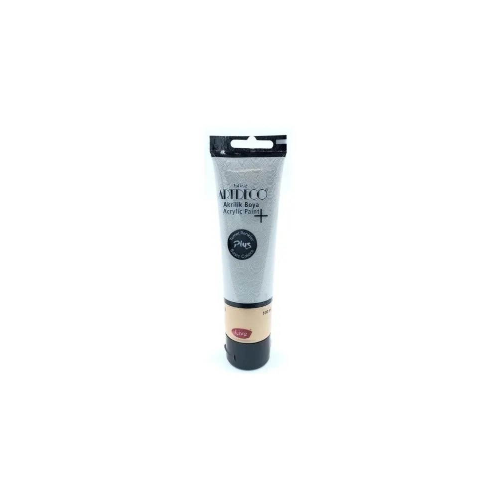 Artdeco Plus Tüp Akrilik Boya 100 ml Gri