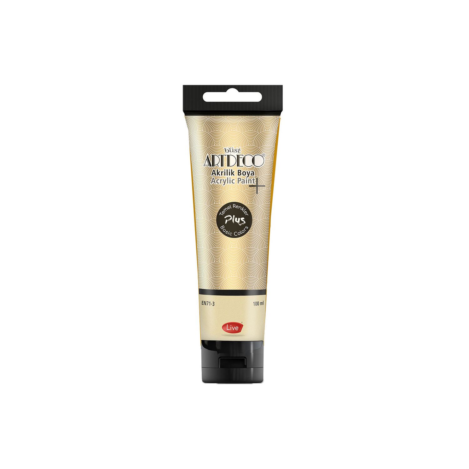 Artdeco Plus Tüp Metalik Akrilik Boya 100 ml Sedef