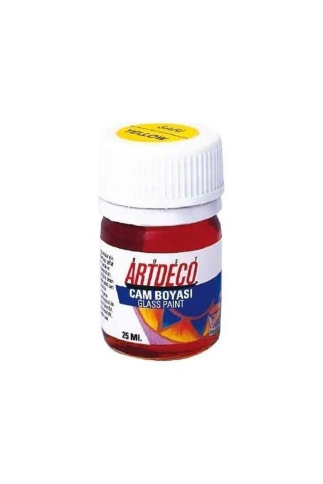 Artdeco LV-Y-030A-06 Red Glass Paint 25 ml