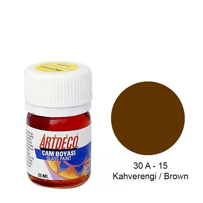 Artdeco Glass Paint 25 ml Brown