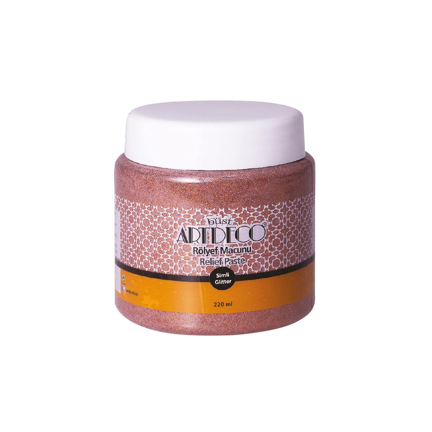 Artdeco Simli Rölyef Macunu 220 ml Altın
