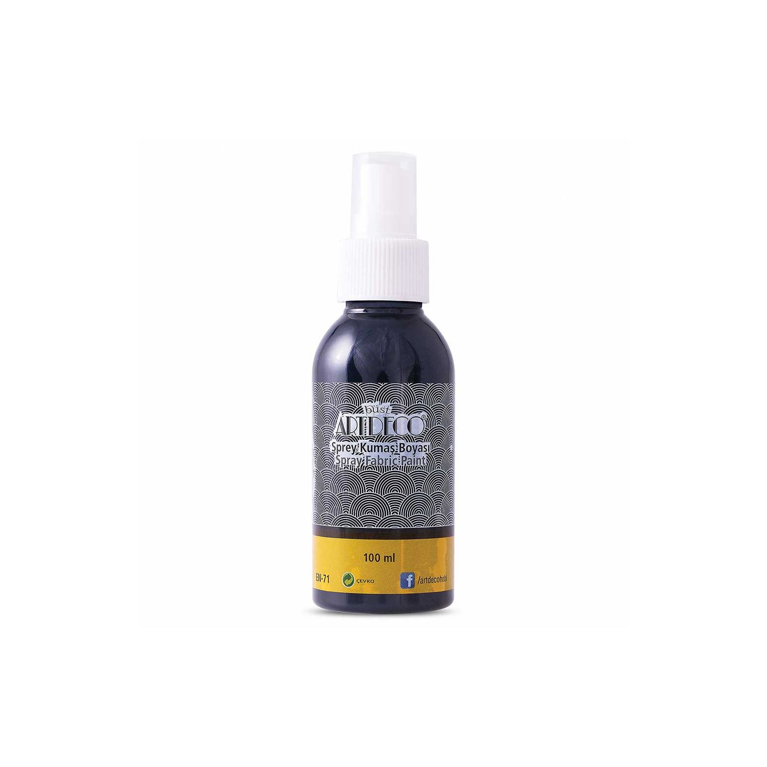 Artdeco Black Fabric Spray Paint 100 ml