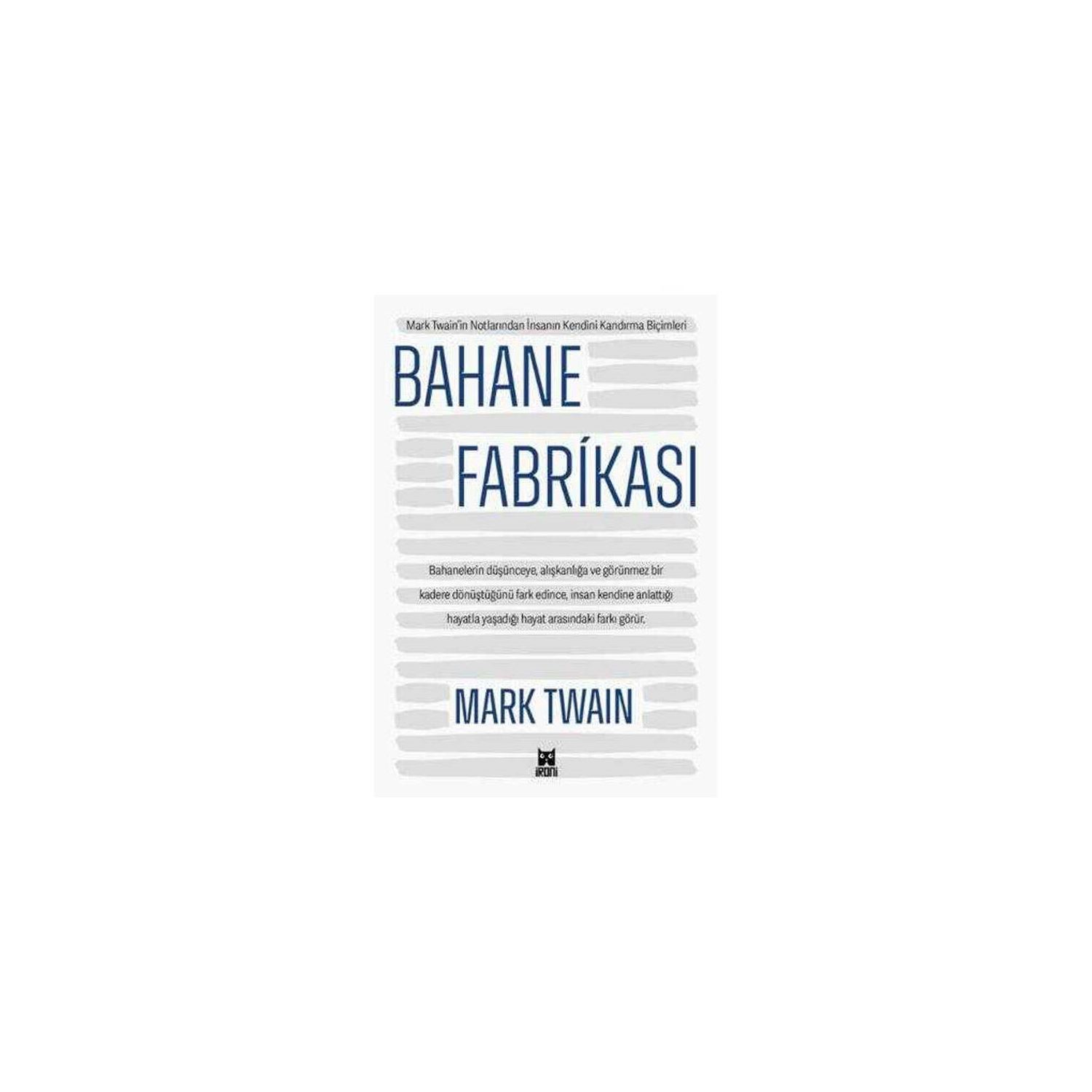 Bahane Fabrikası, книга 9786259348766