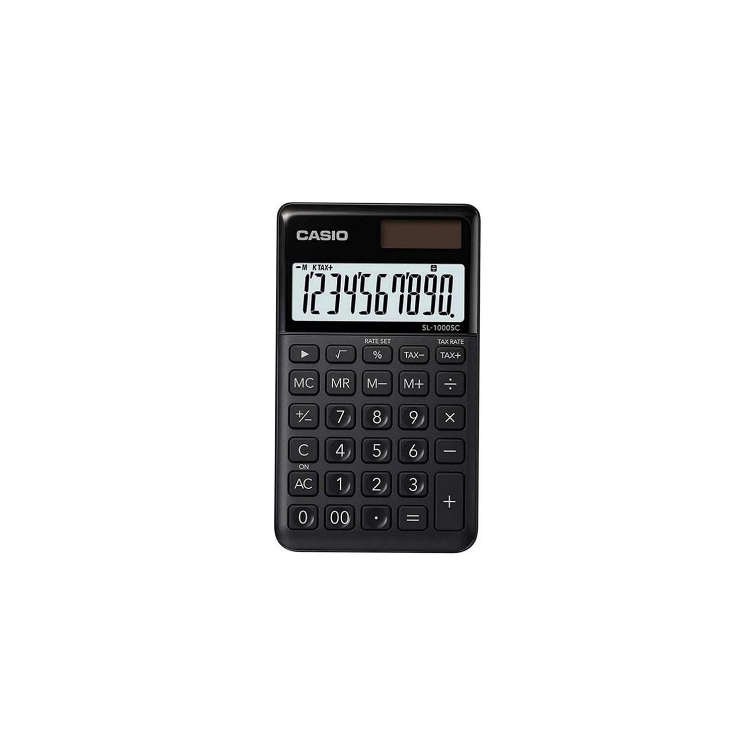 Casio SL-1000SC-BK 10-Digit Black Pocket Calculator