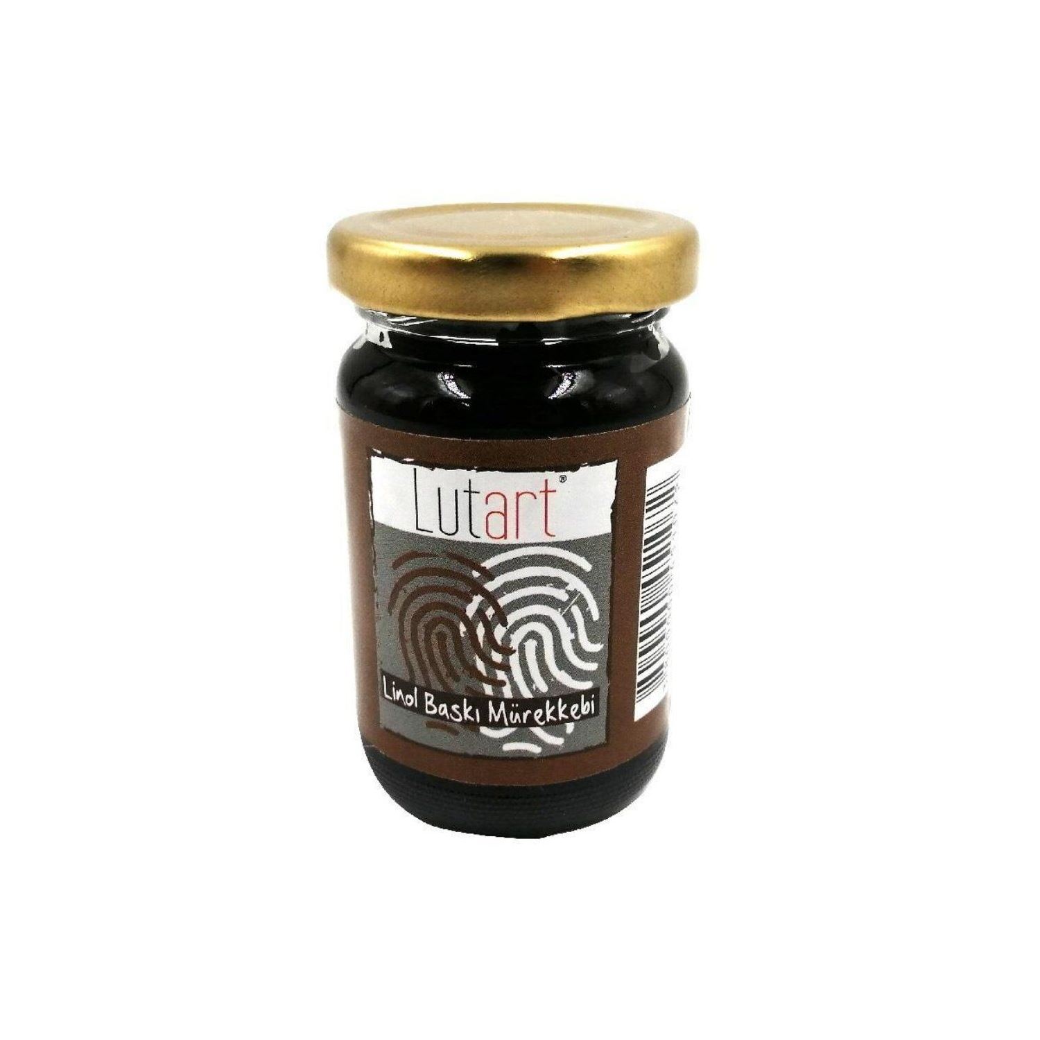 Lutart Linol Baskı Mürekkebi 100ML Kahverengi