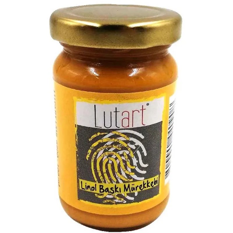 Lutart Linol Baskı Mürekkebi 100ML Sarı