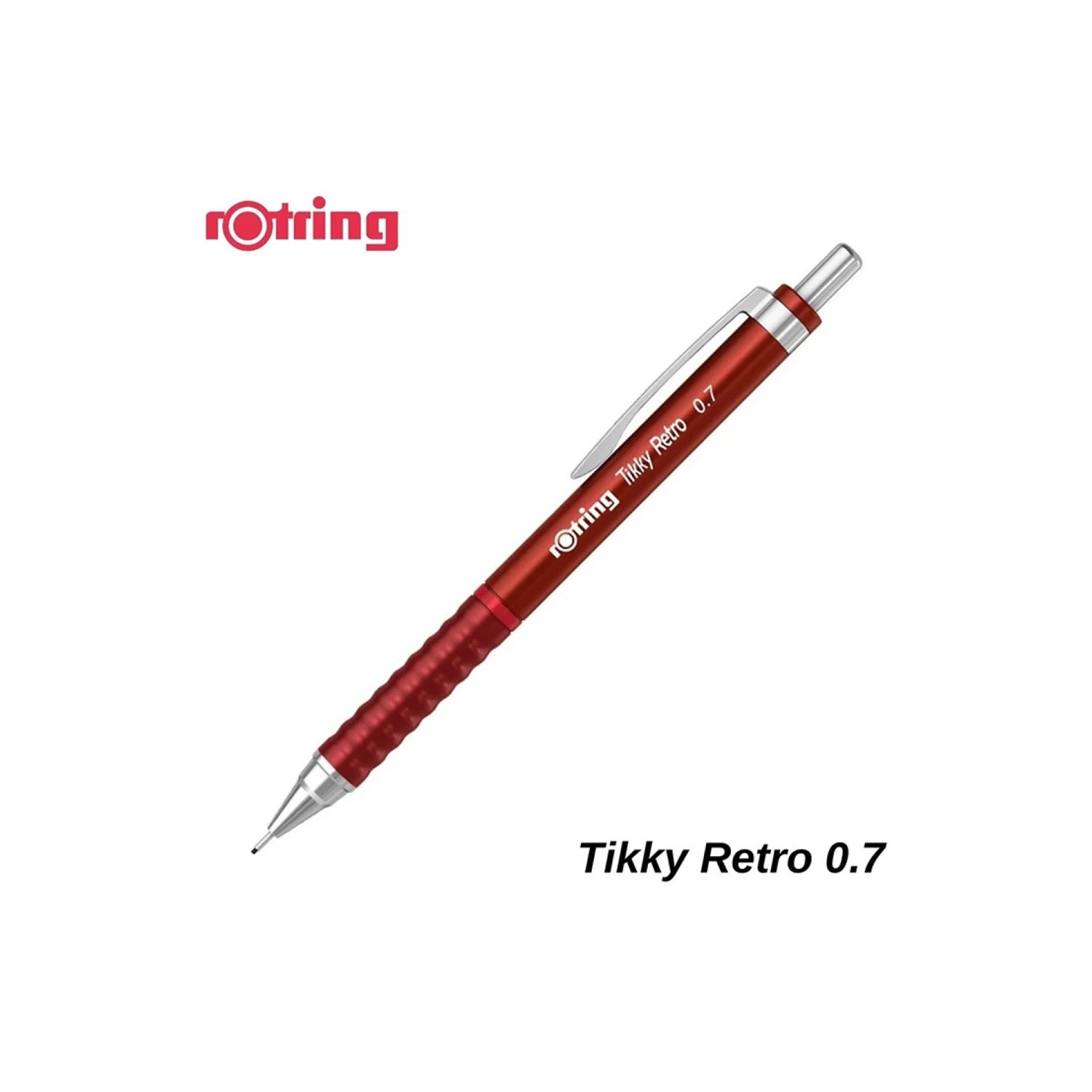Rotring Tikky Retro Metallic Red 0.7 mm Mechanical Pencil
