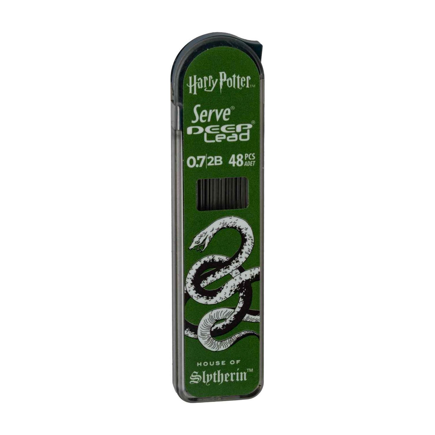Serve Deep, грифели для механического карандаша 0,7 мм 2B, Harry Potter Slytherin, 1 шт.