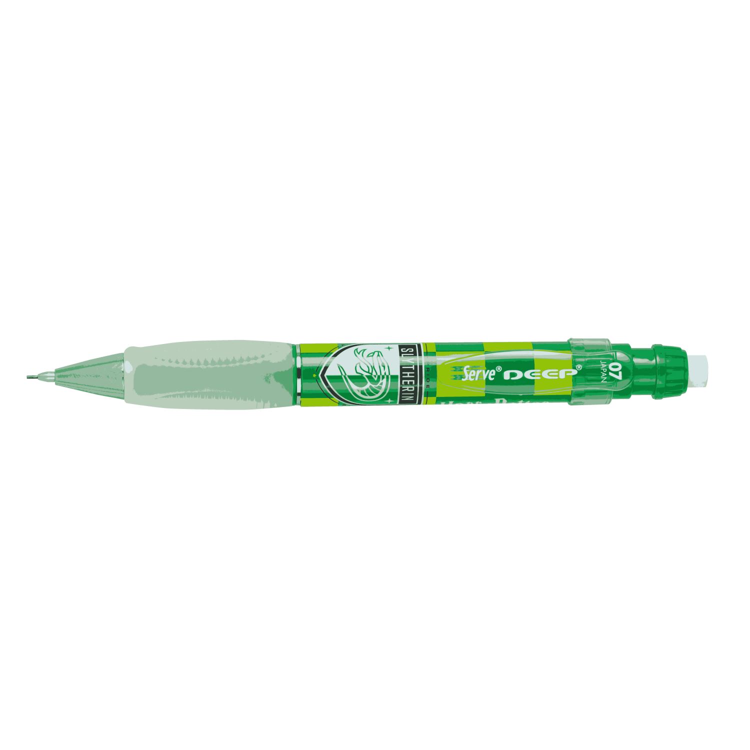 Serve Deep Mechanical Pencil 0.7 mm - Harry Potter Slytherin Checkered