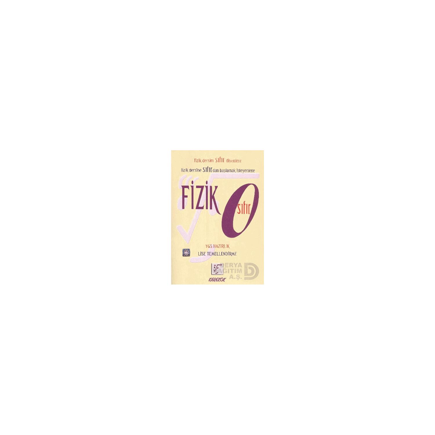 Derya Dagtım Fizik Sıfır (0), книга для подготовки к экзаменам 9786055933944