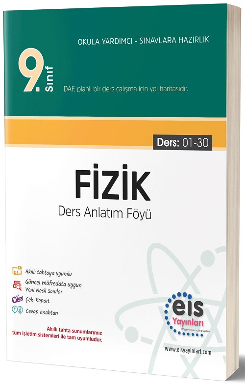 Derya Dağıtım 9 DAF Fizik Ders Kitabı