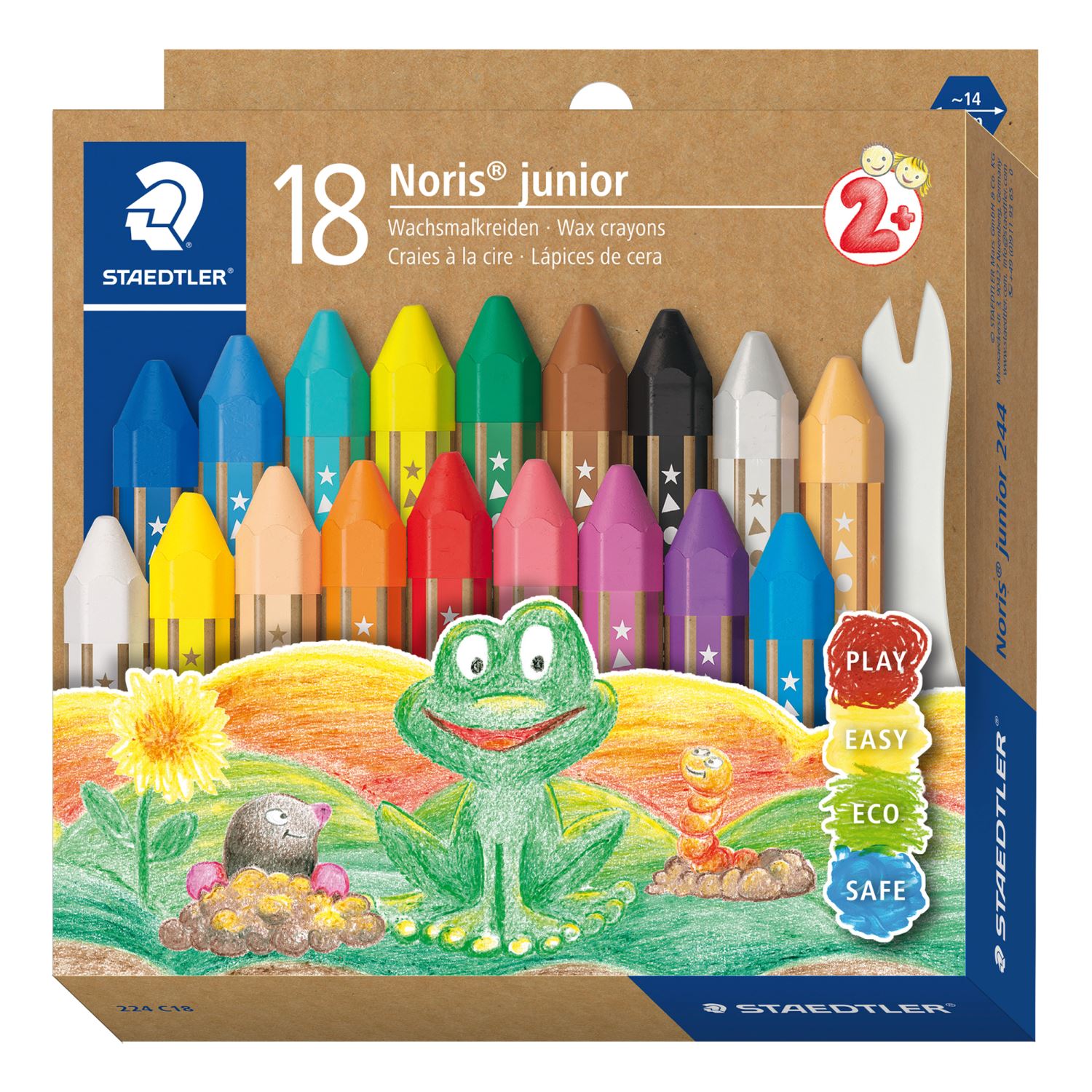 Staedtler Noris® junior 224 – Mum Boya 18 Renk