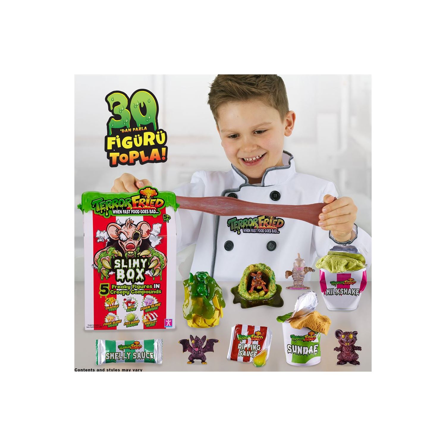 Terror Fried TO/08094 6-Piece Big Meal and 5 Mystery Figure Set
