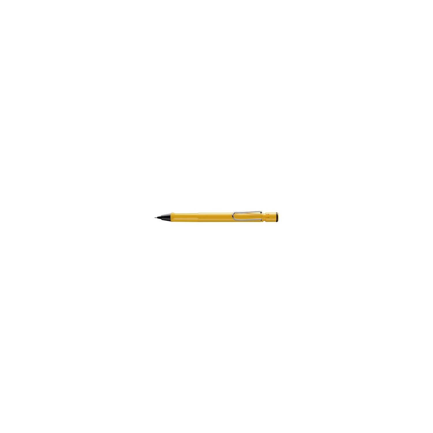 Lamy Safari 118, жёлтый механический карандаш 0,5 мм с металлическим клипом