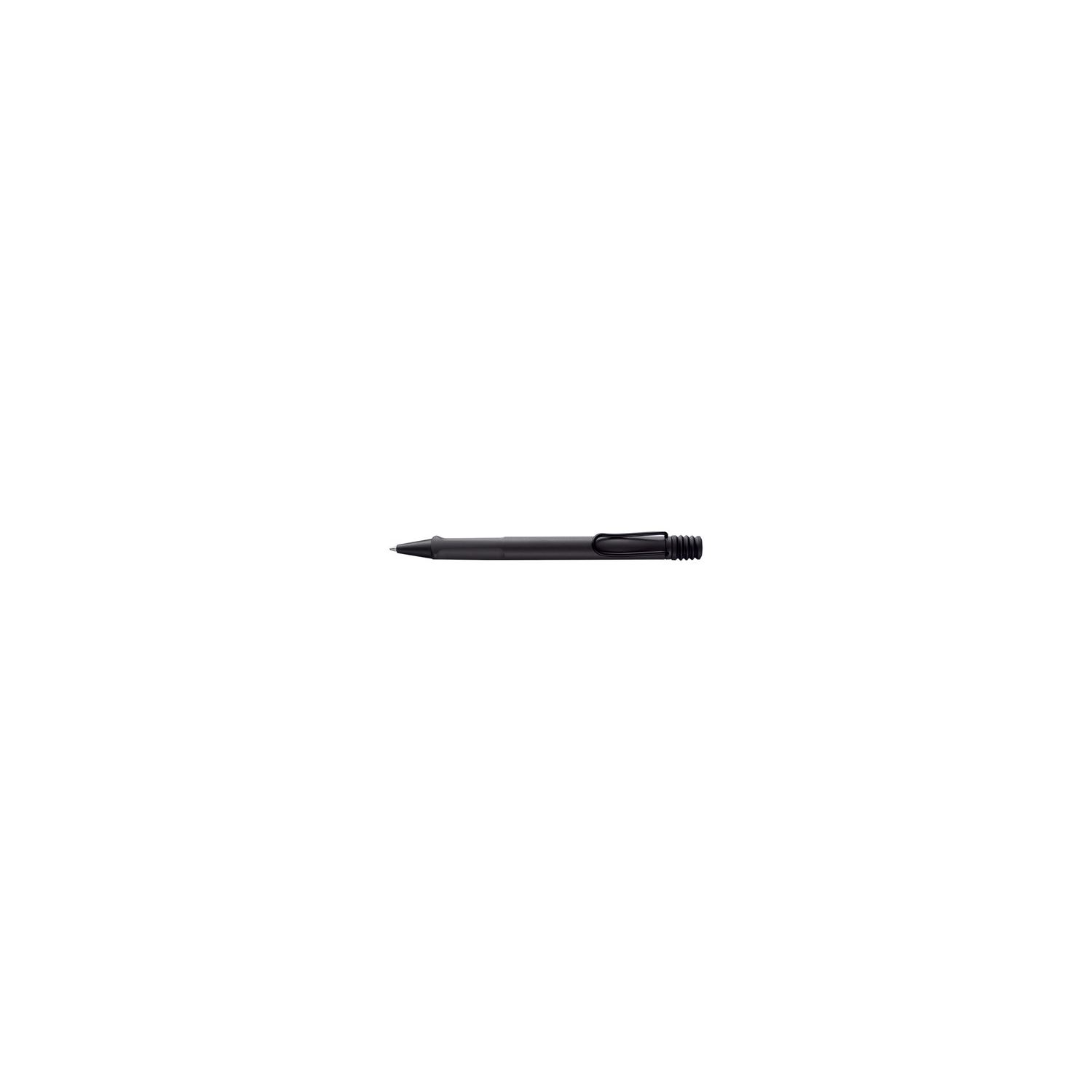 Lamy Safari 217, матовая чёрная шариковая ручка с металлическим клипом