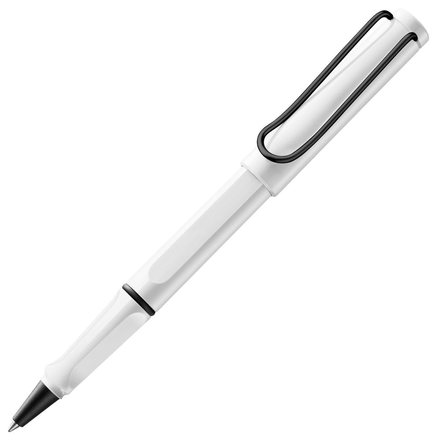 Lamy Safarı Roller Kalem Sıyah Renk Klıps Beyaz