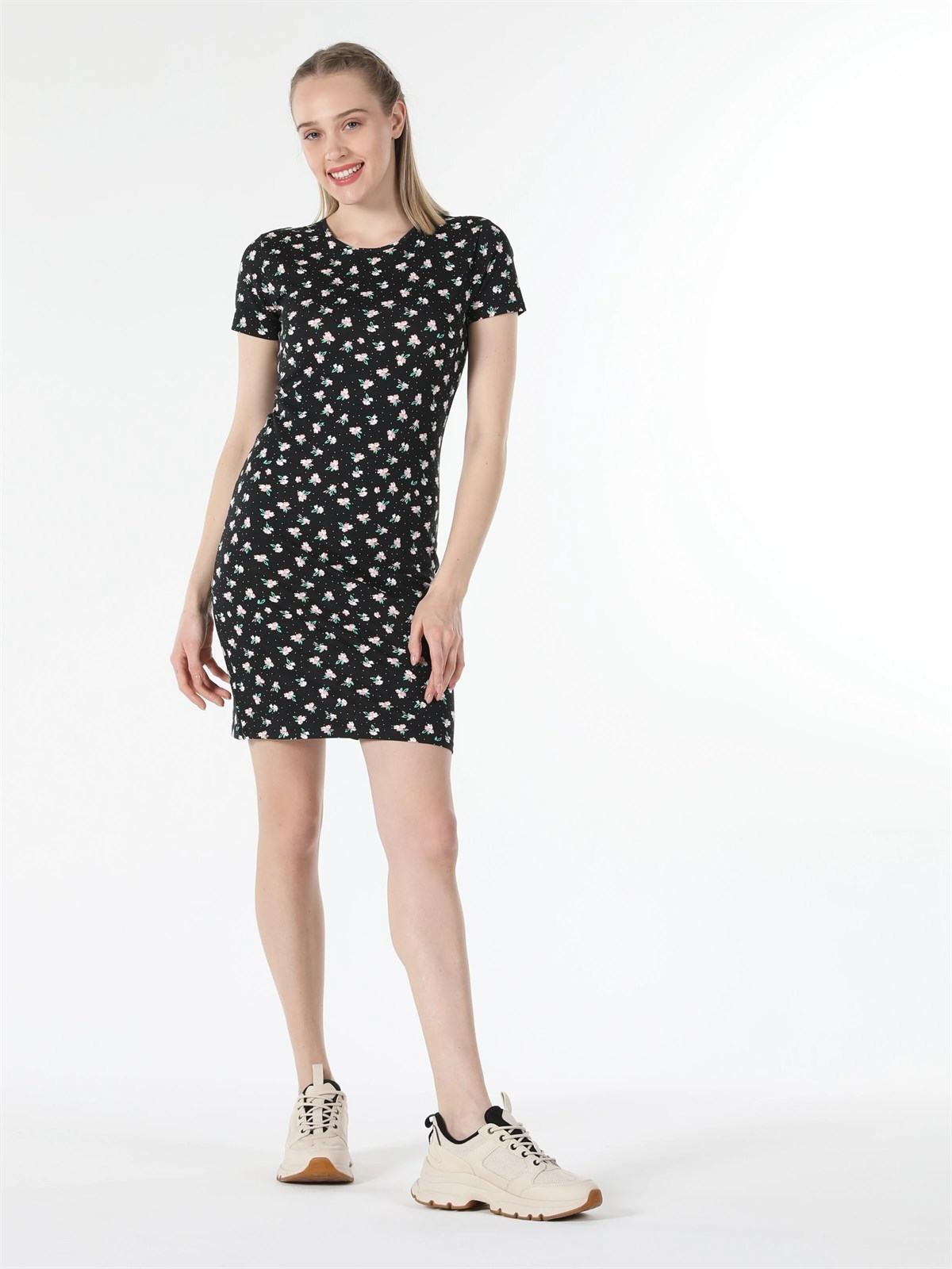 Örme Kadın Elbise Slim Fit