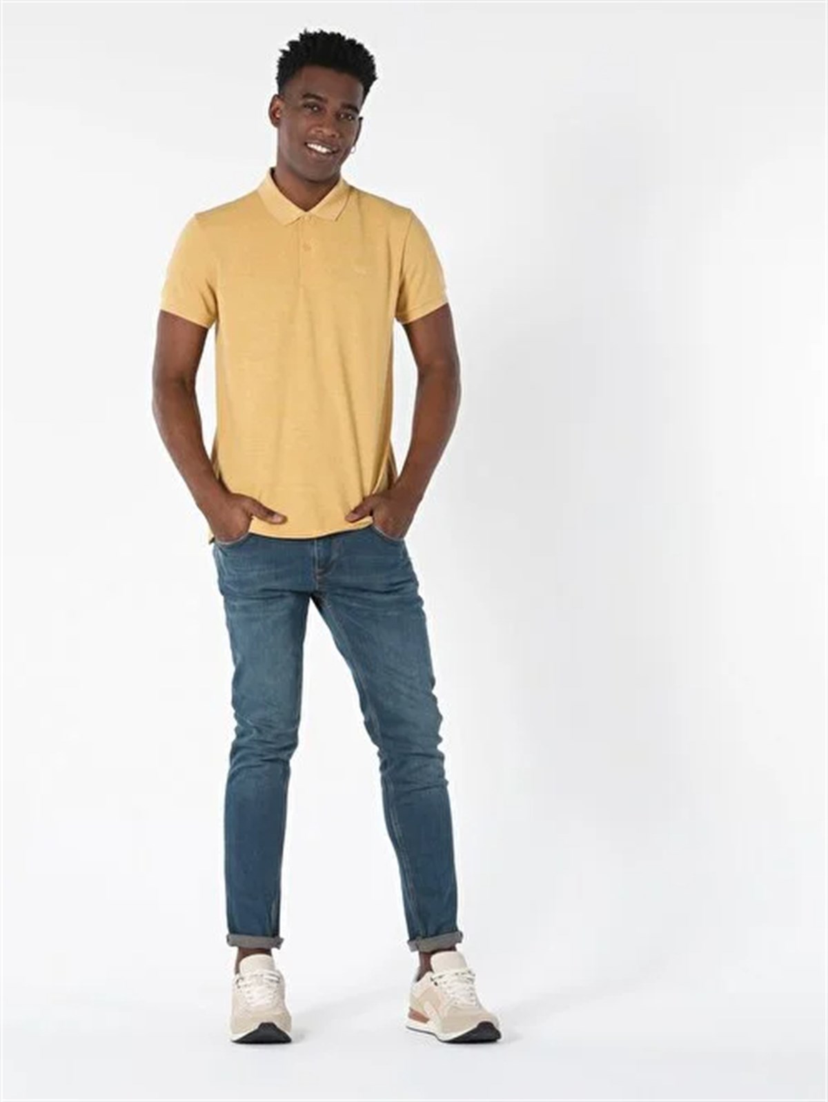 Örme Erkek Polo Yaka Kısa Kol T-Shirt Classic Fit