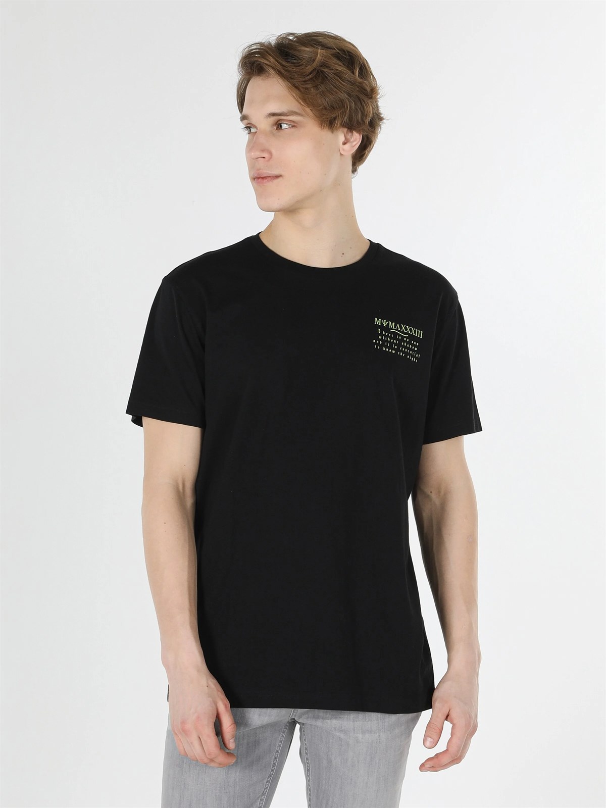 Örme Erkek Kısa Kol T-Shirt Comfort Fit