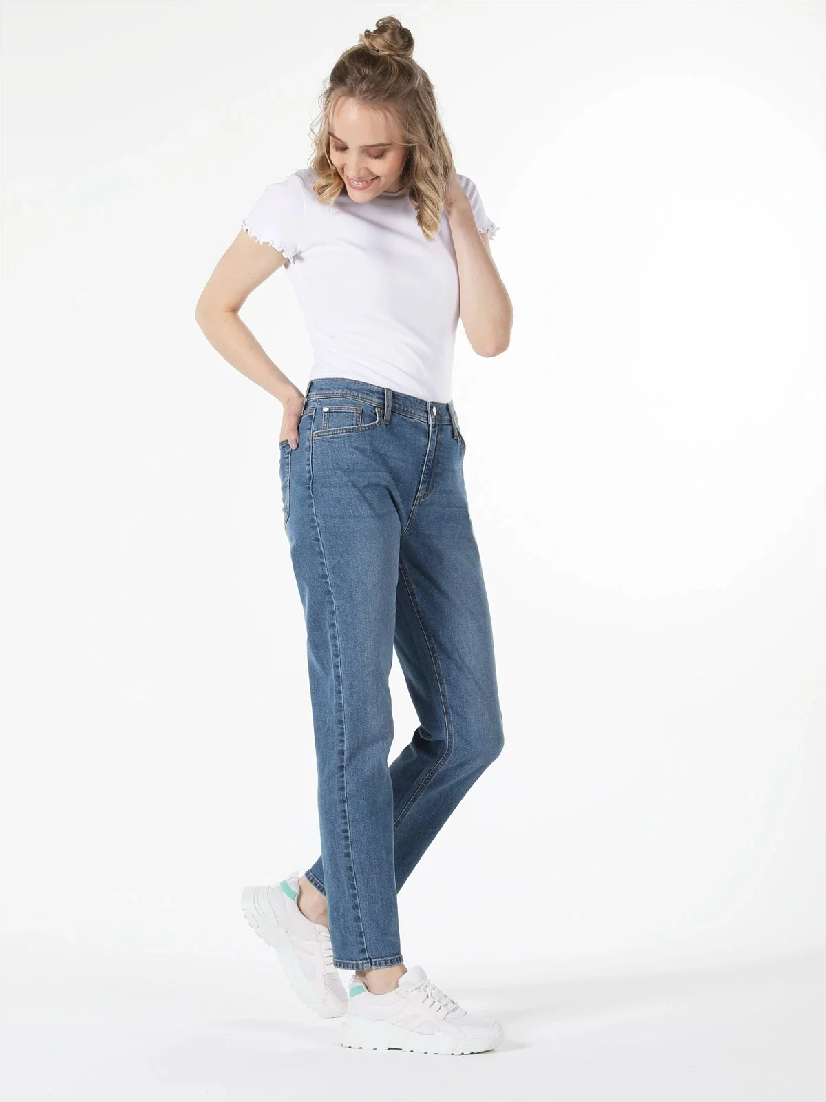 Denim Kadın Jean Pantolon 893 Julia Boyfriend Fit
