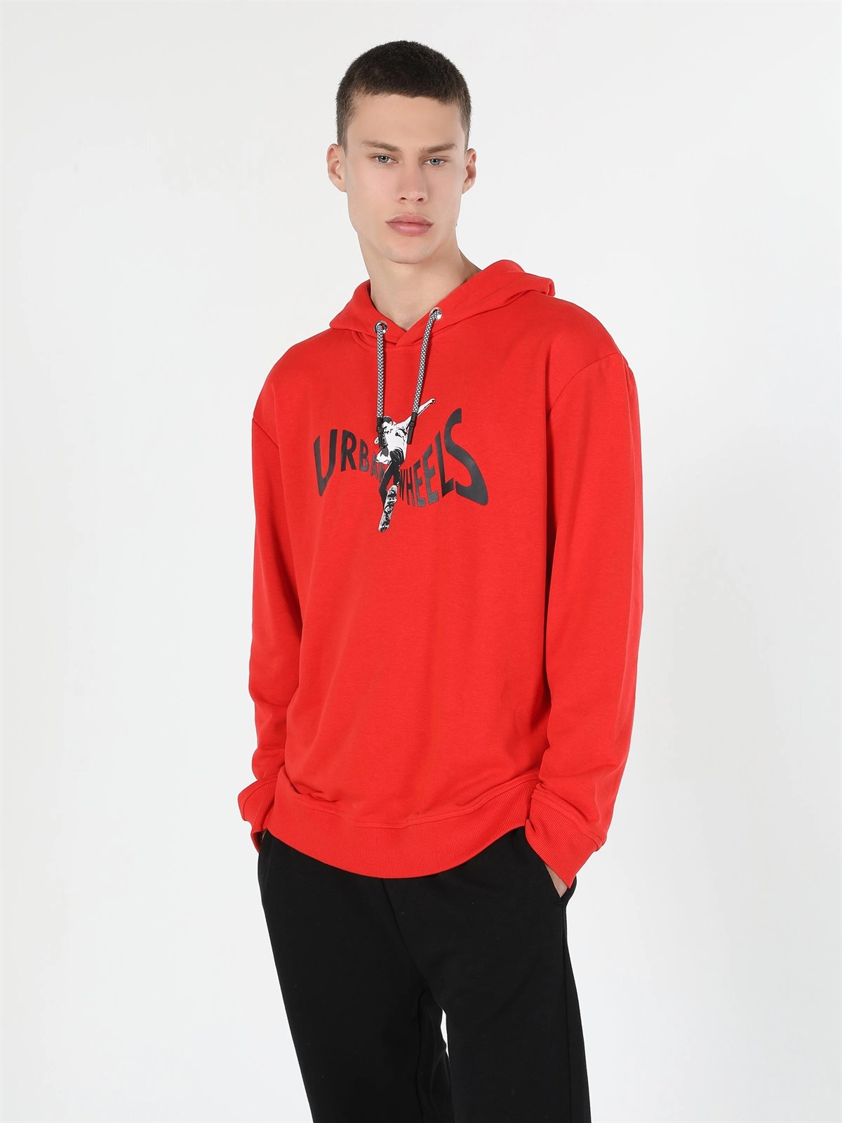 Örme Erkek Sweatshirt Comfort Fit