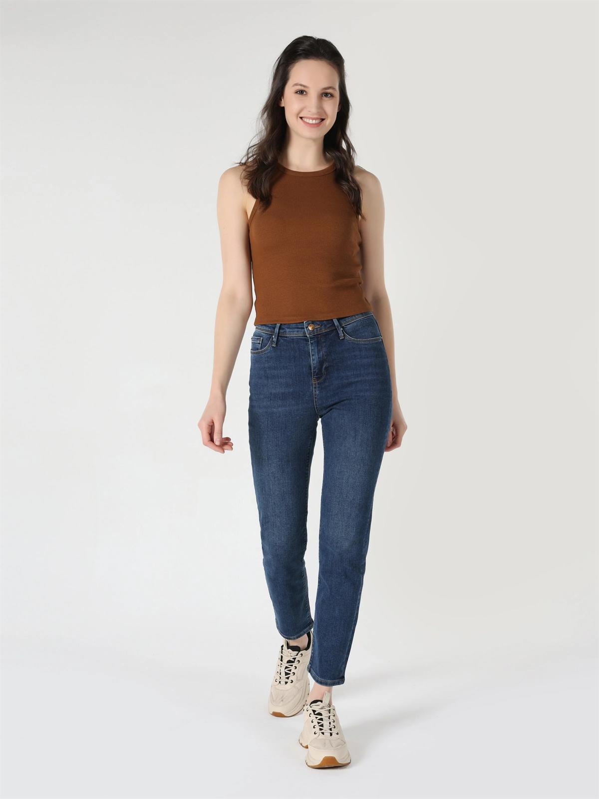 Denim Kadın Jean Pantolon 703 Carla Slim Fit