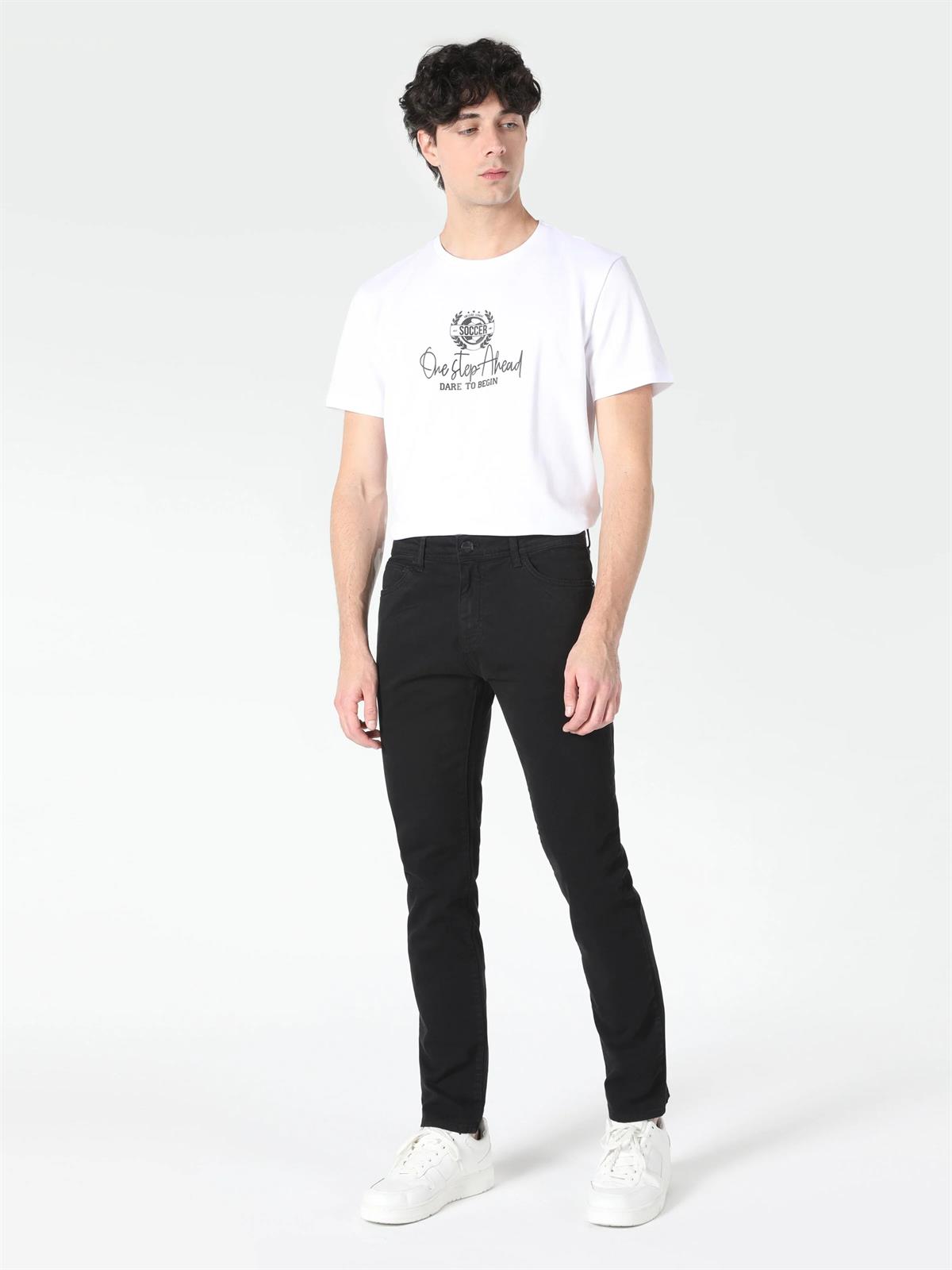 Dokuma Alt Erkek Pantolon Straight Fit