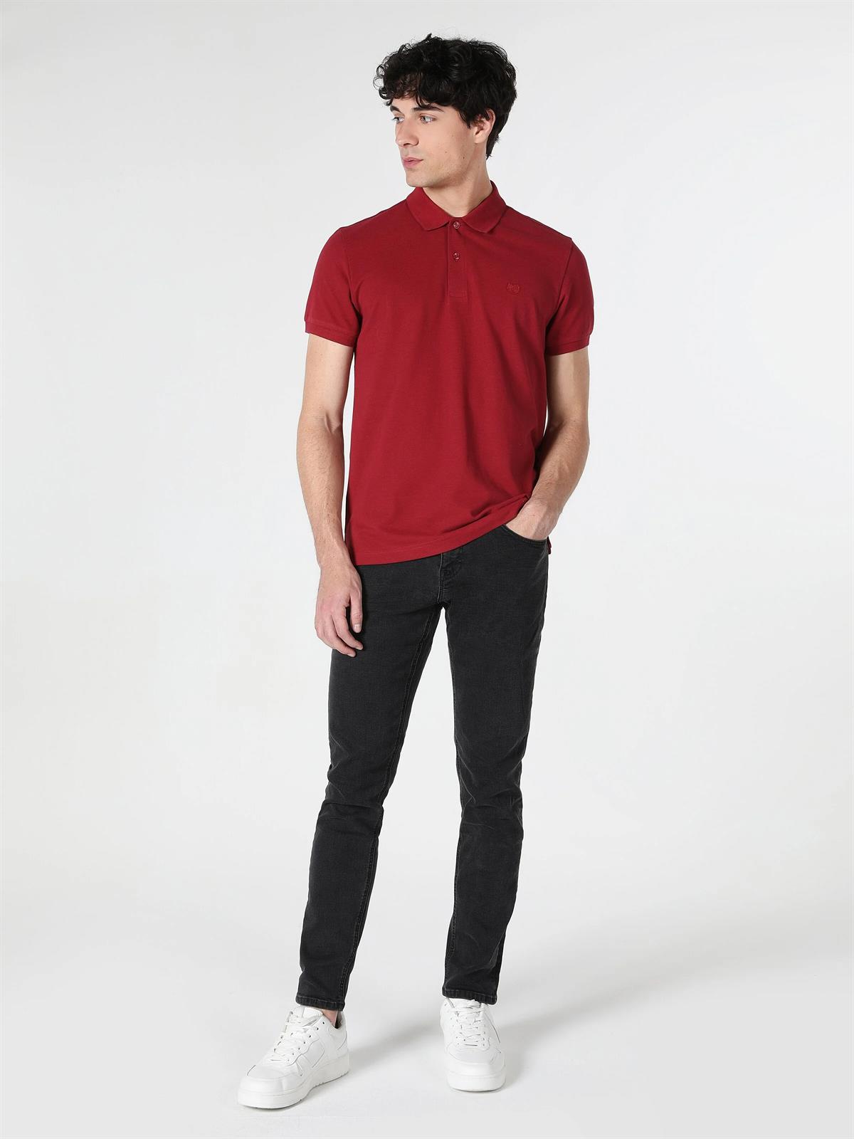 Örme Erkek Polo Yaka Kısa Kol T-Shirt Classic Fit