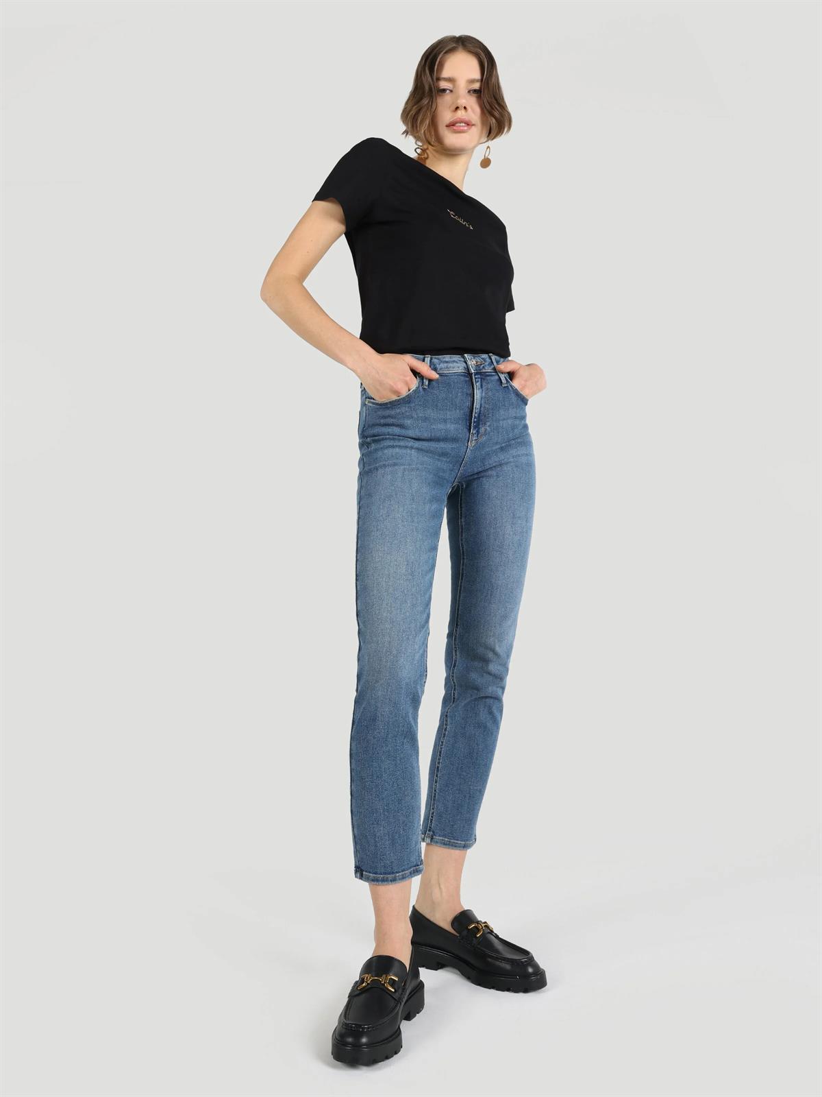 Denim Kadın Jean Pantolon 703 Carla Slim Fit