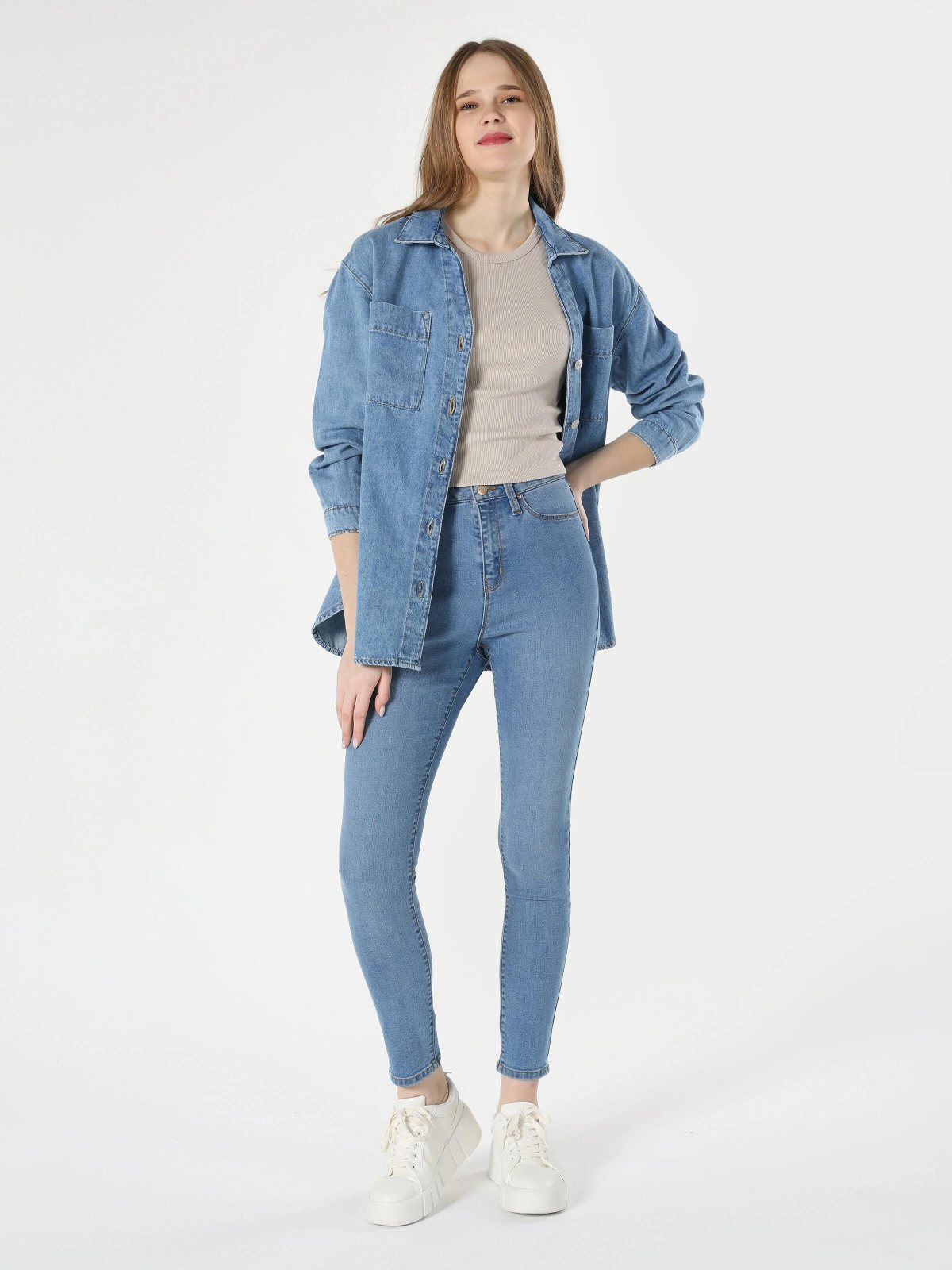 Denim Kadın Jean Pantolon 760 Diana Super Slim Fit