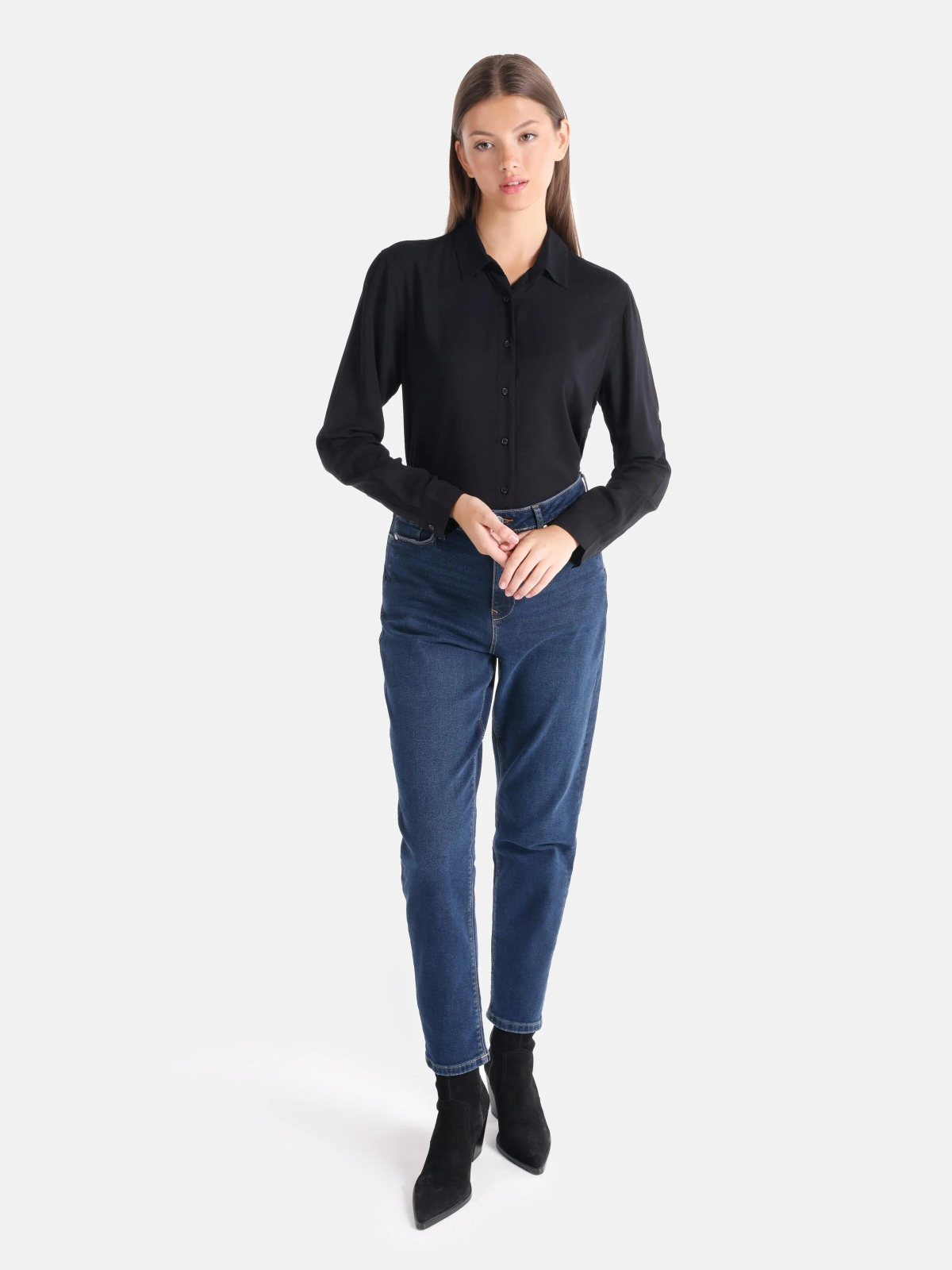 Denim Kadın Jean Pantolon 896 Maria Mom Fit