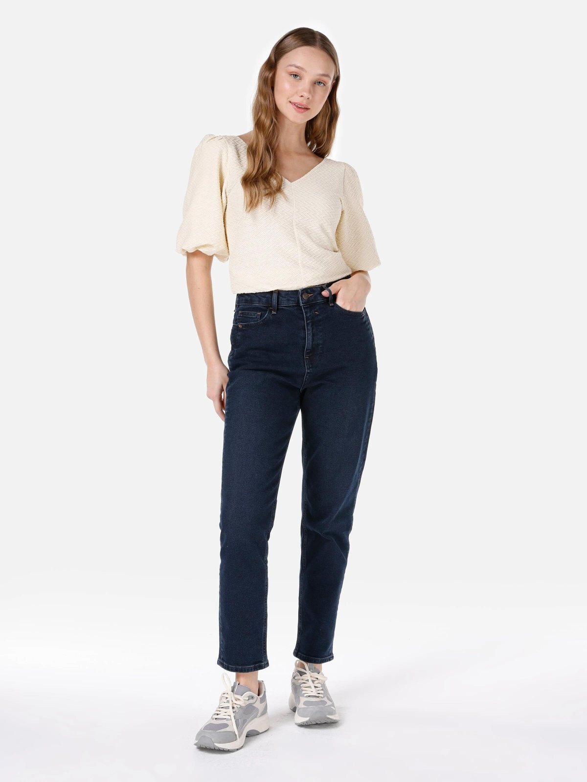 Denim Kadın Jean Pantolon 896 Maria Mom Fit