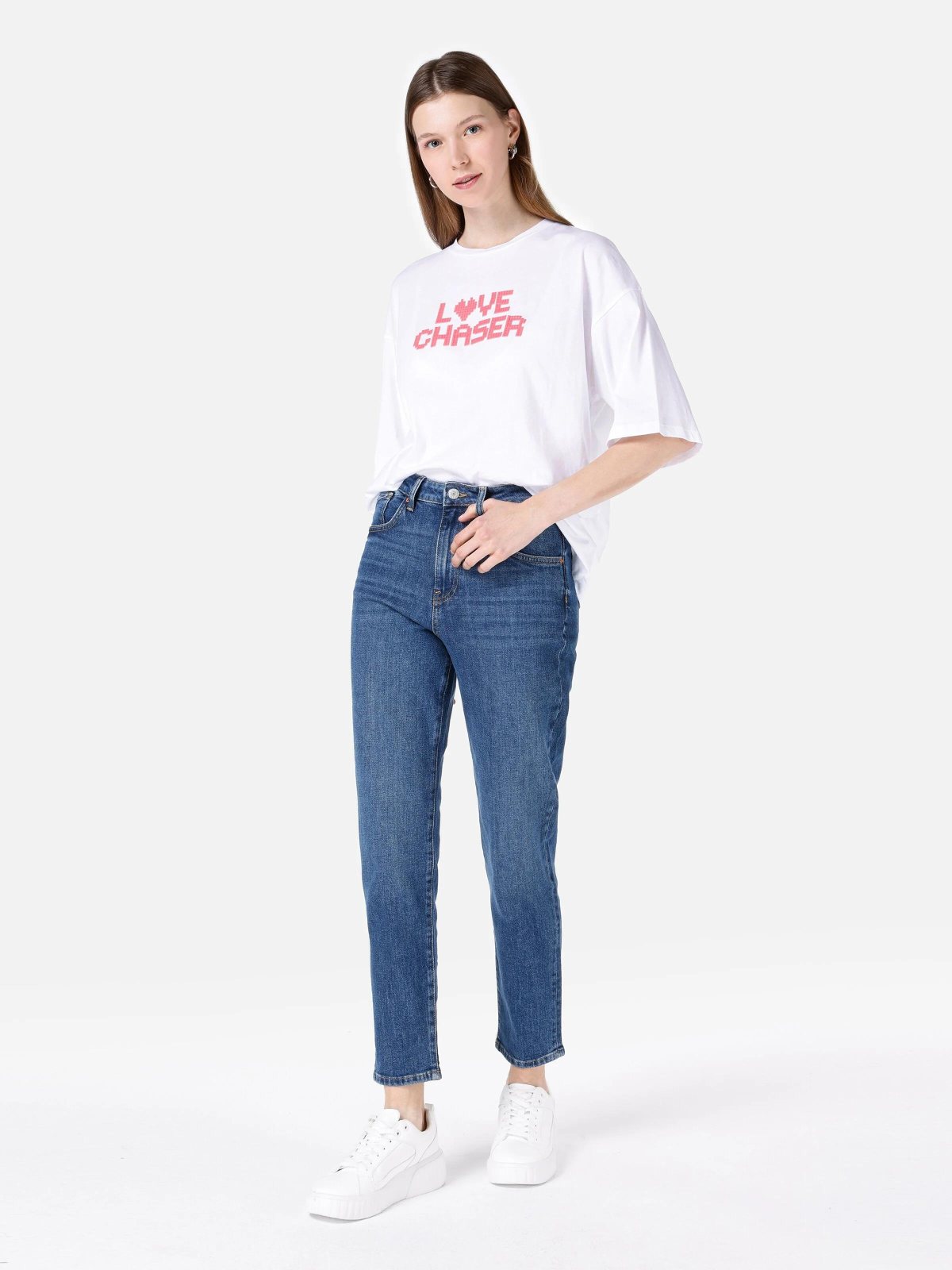 Denim Kadın Jean Pantolon 896 Maria Mom Fit