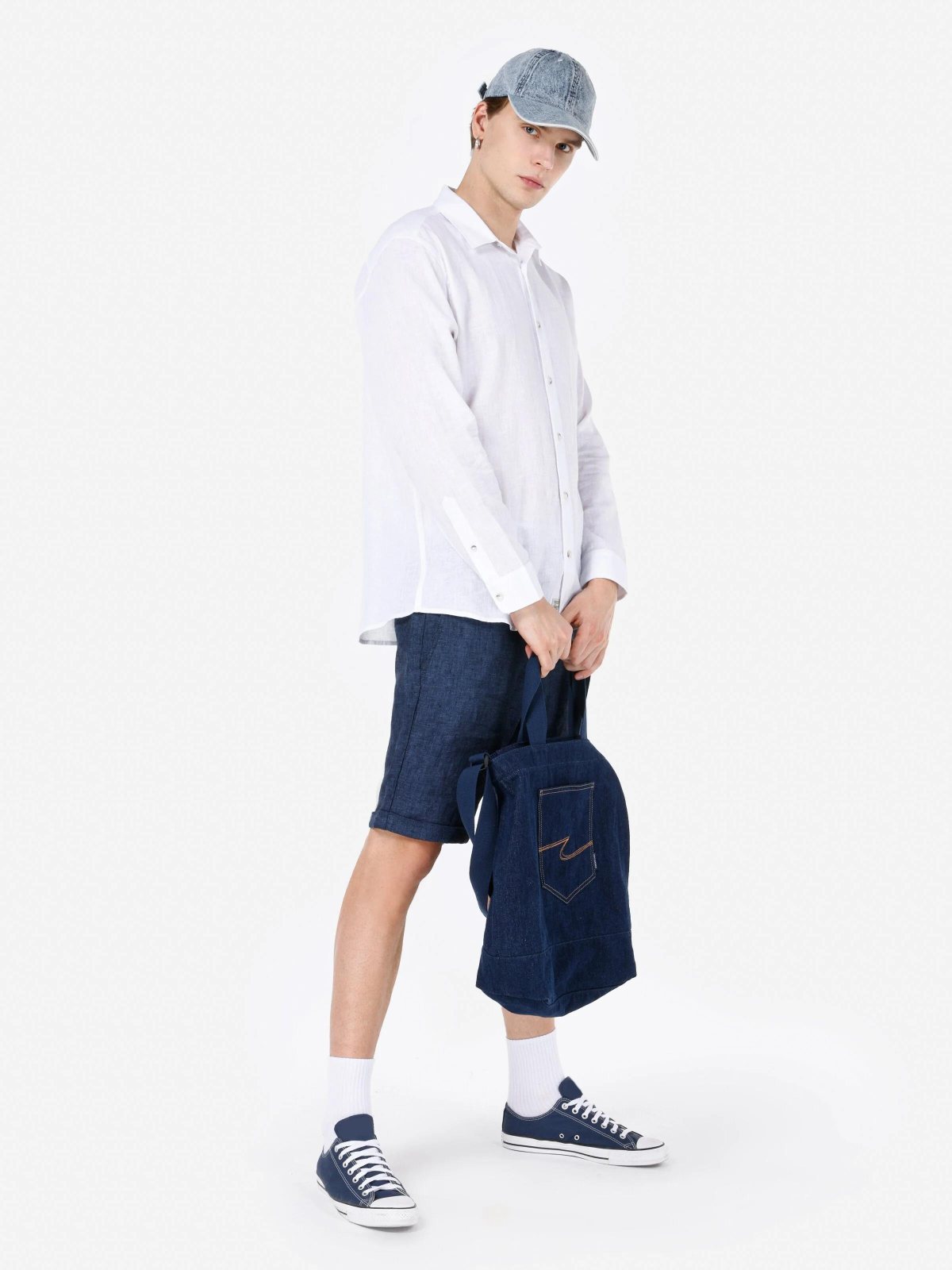 Dokuma Alt Erkek Şort Regular Fit