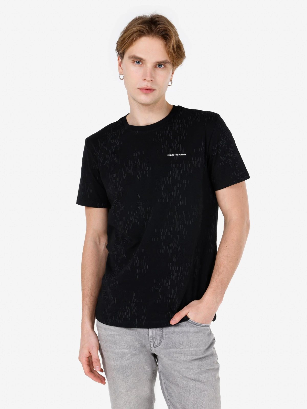 Örme Erkek Kısa Kol T-Shirt Regular Fit