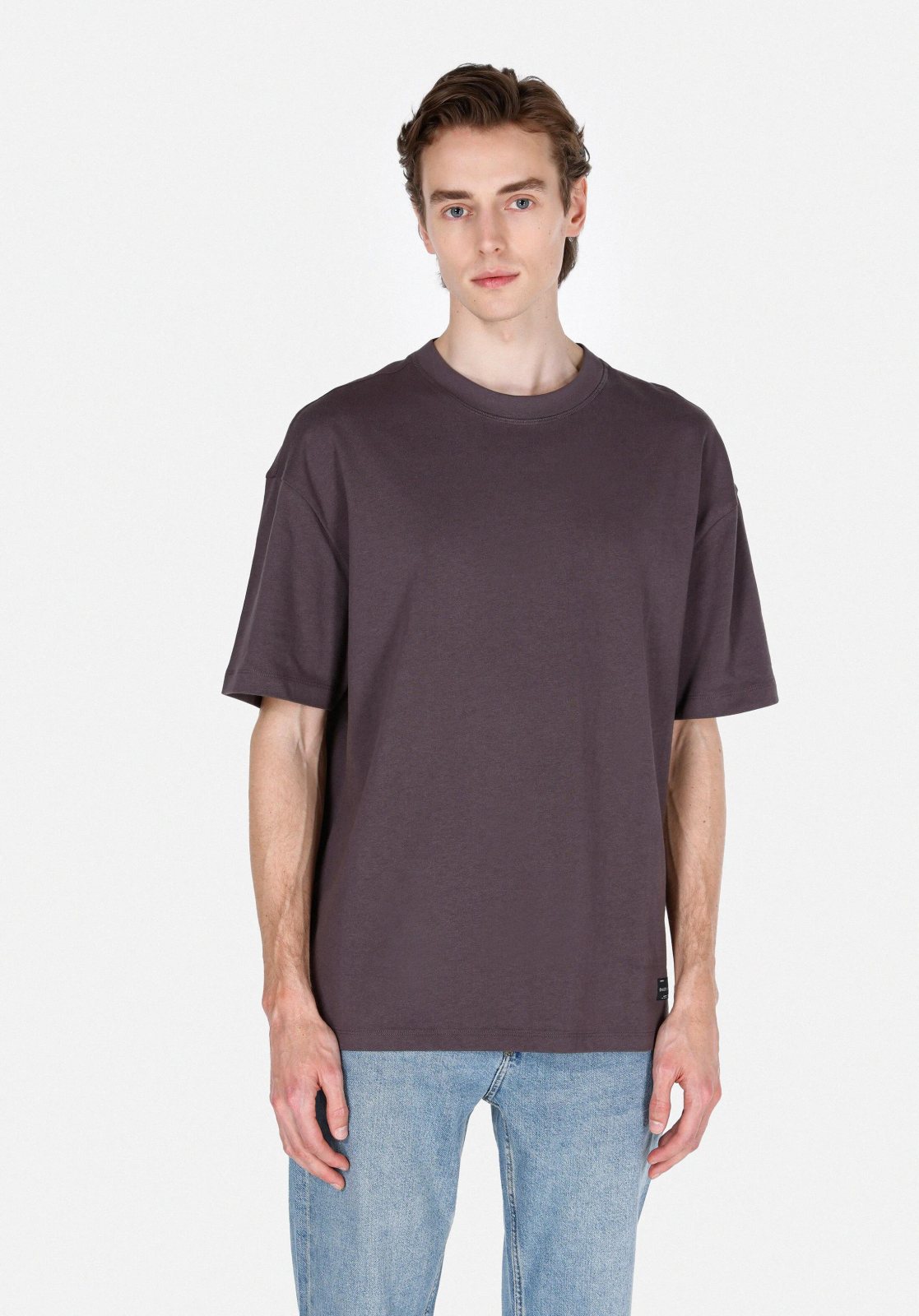 Örme Erkek Kısa Kol T-Shirt Oversize Fit