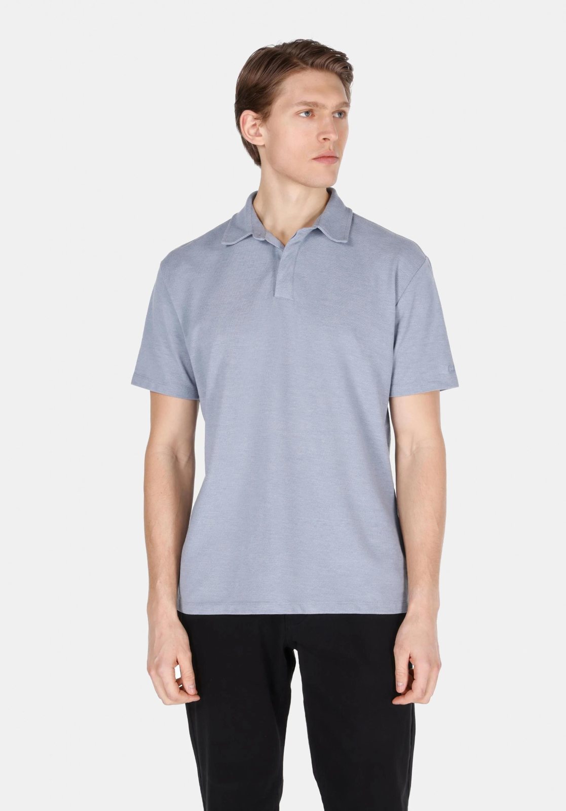 Örme Erkek Yakalı Kısa Kol T-Shirt Comfort Fit