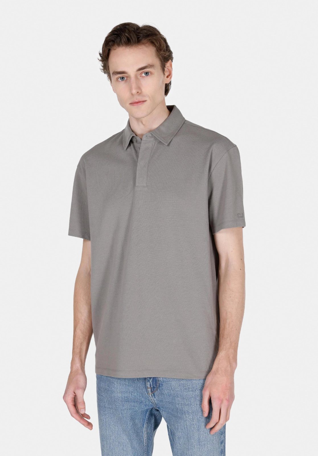 Örme Erkek Yakalı Kısa Kol T-Shirt Comfort Fit