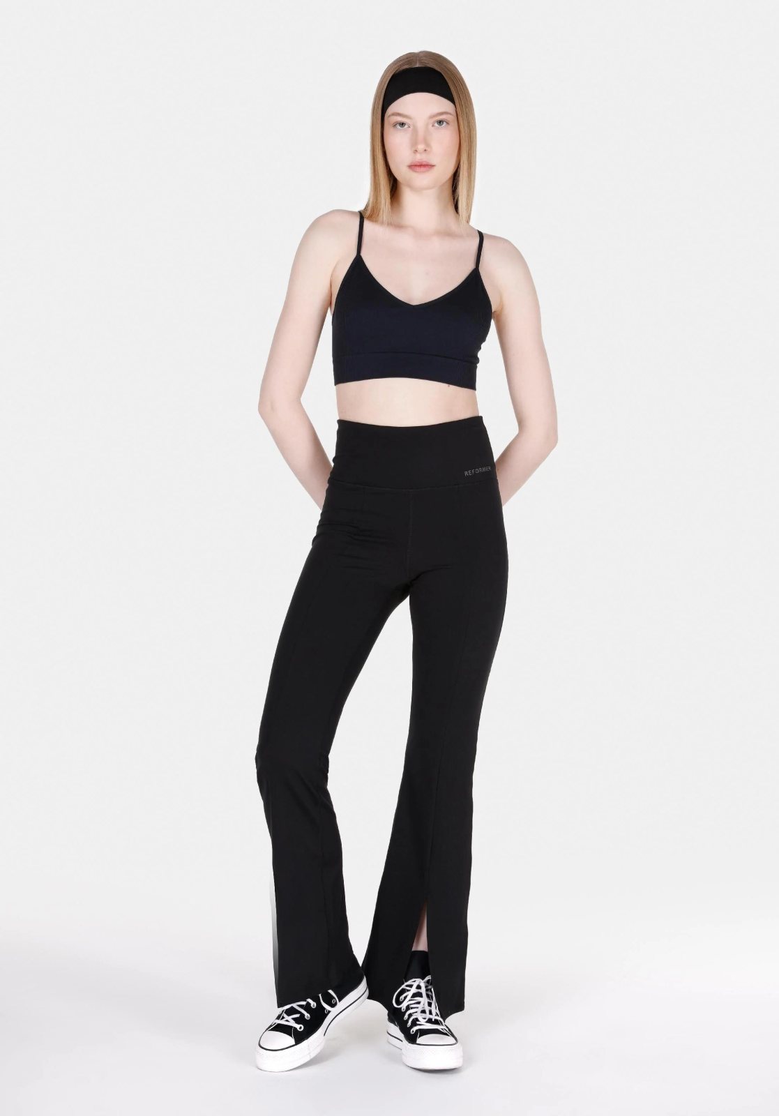 Örme Kadın Tayt Slim Fit