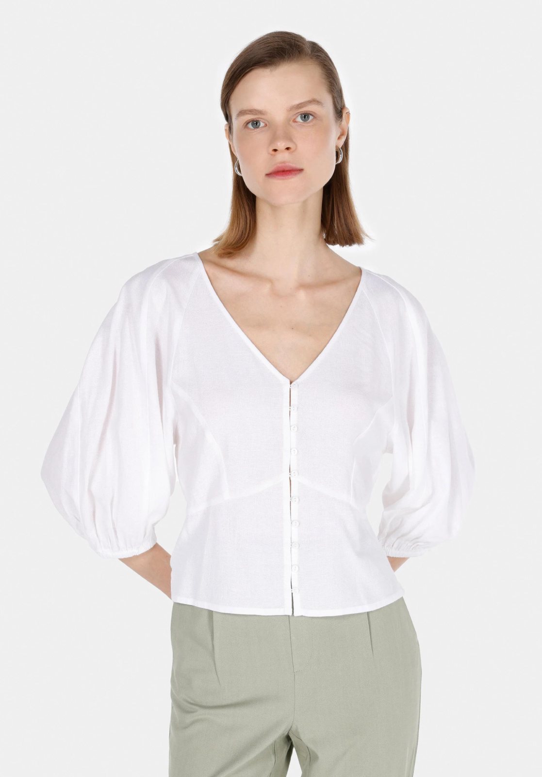 Женская блузка Colins 8296 с длинными рукавами