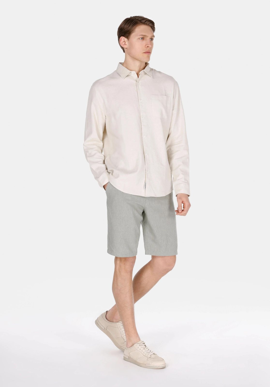 Dokuma Alt Erkek Şort Regular Fit