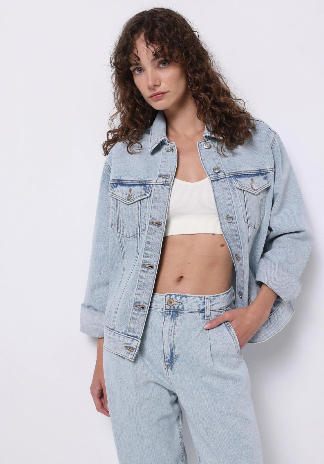 DENIM KADIN CEKET Regular Fit