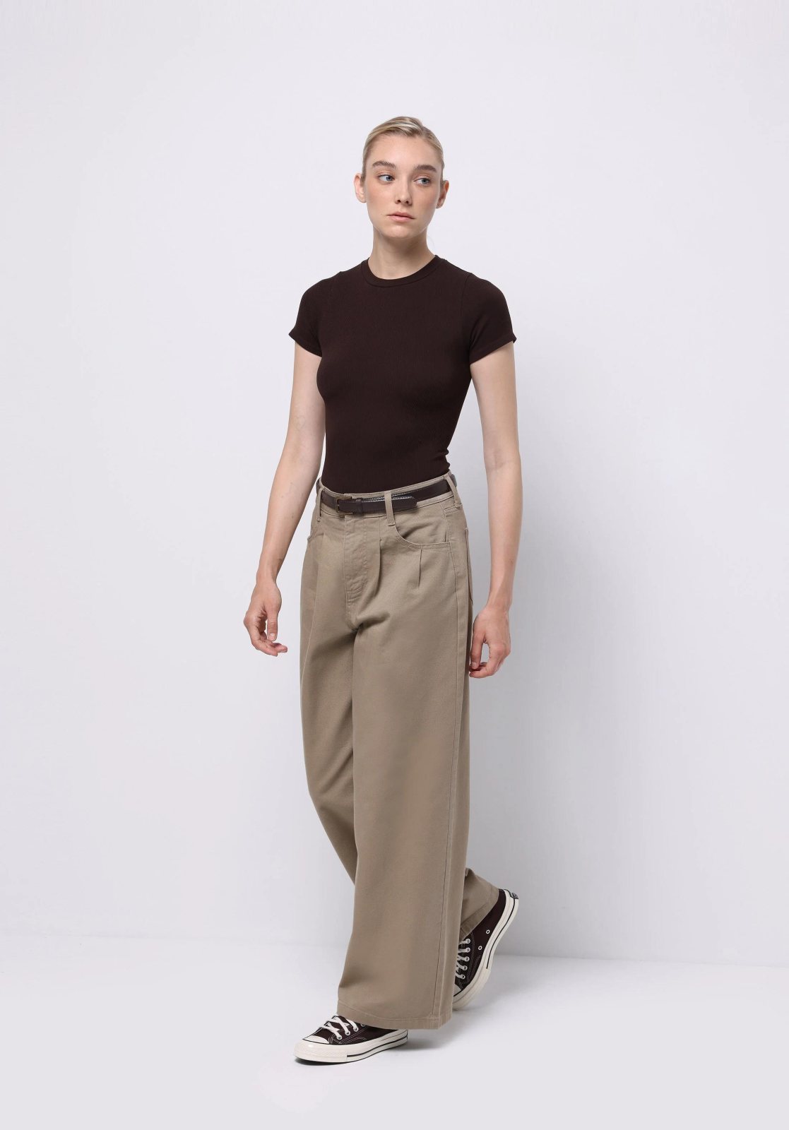 Dokuma Alt Kadın Pantolon Regular Fit
