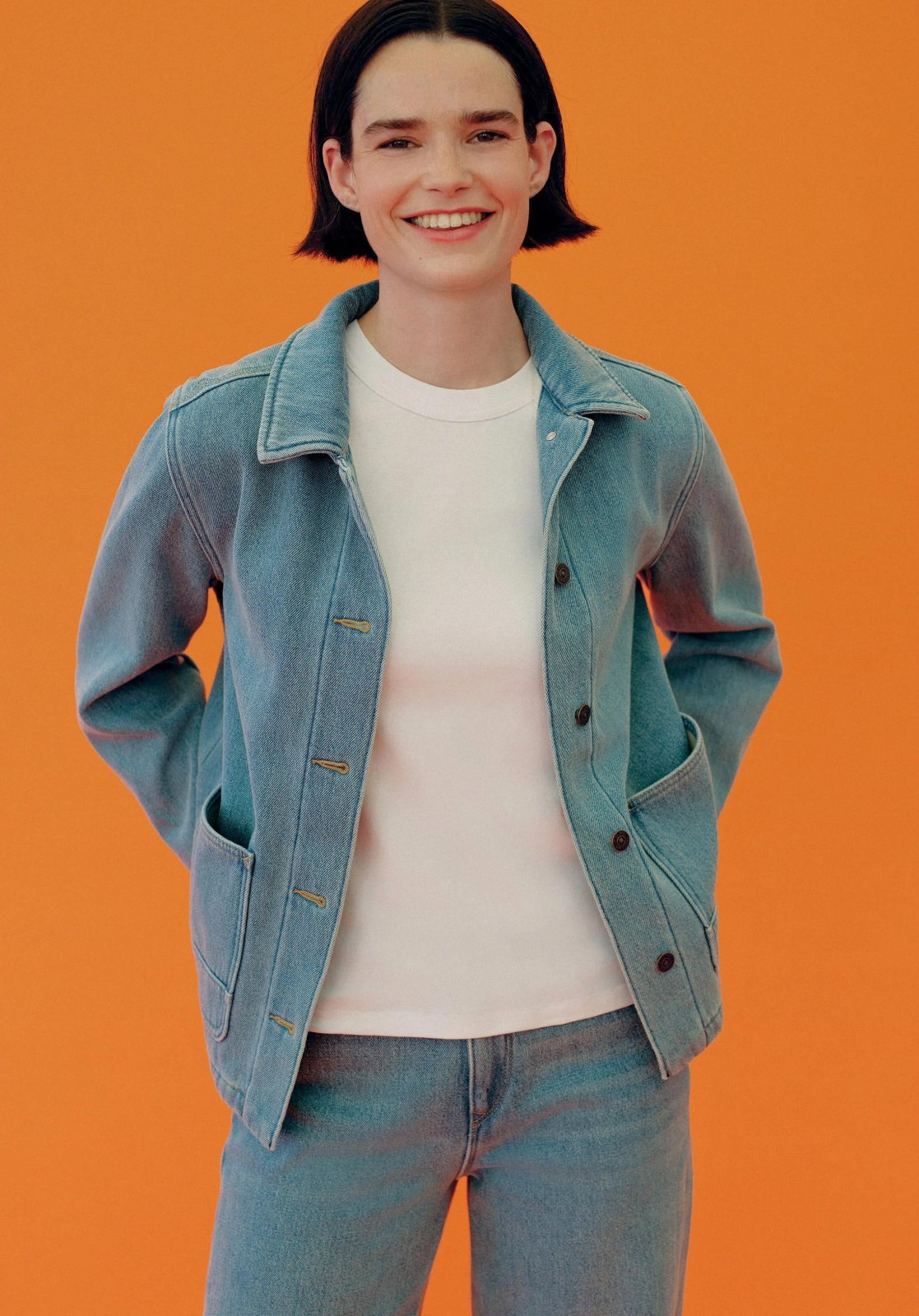 Denim Kadın Ceket 350 Lotte Regular Fit