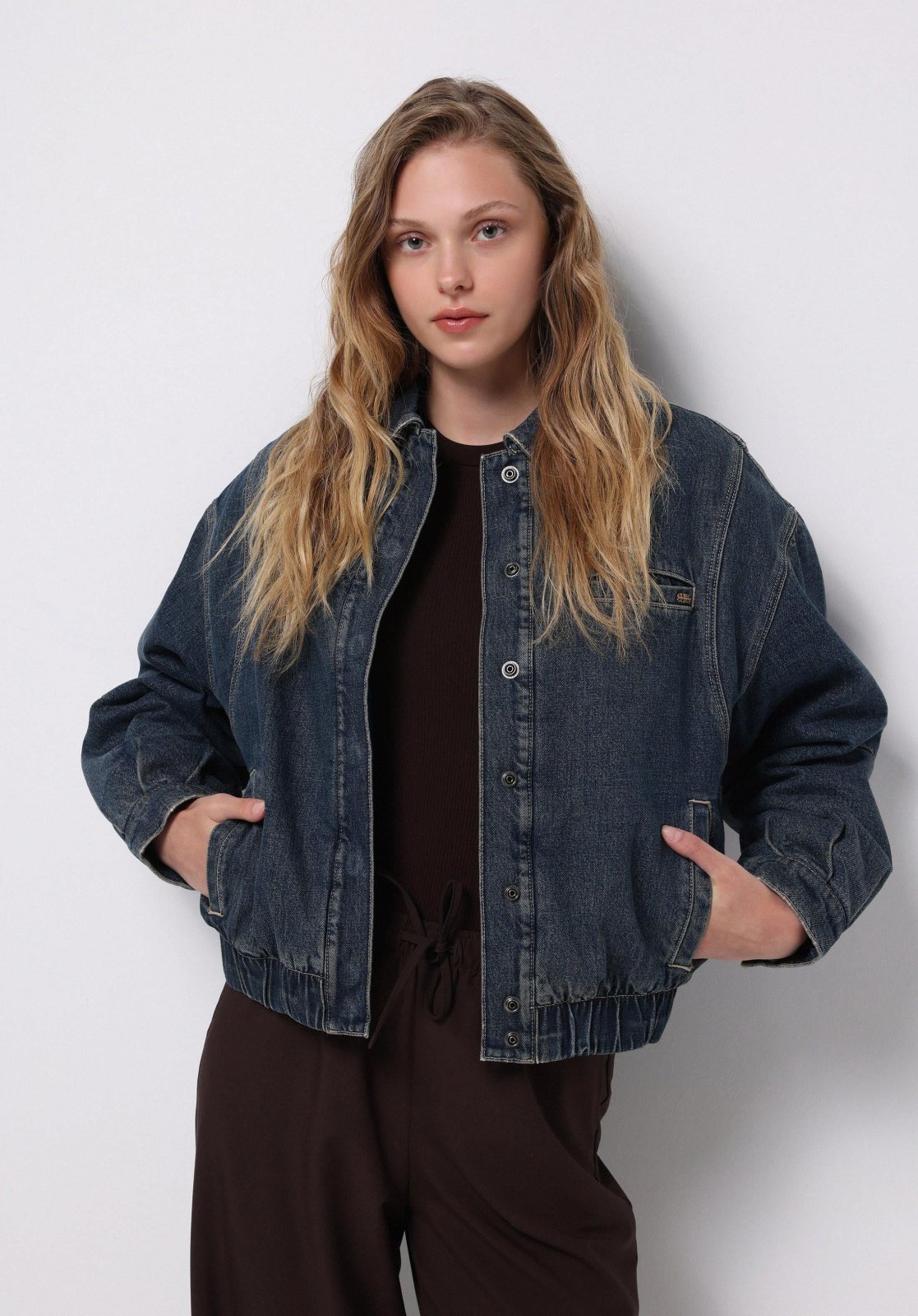 Denim Kadın Ceket 360 Frityz Oversize Fit