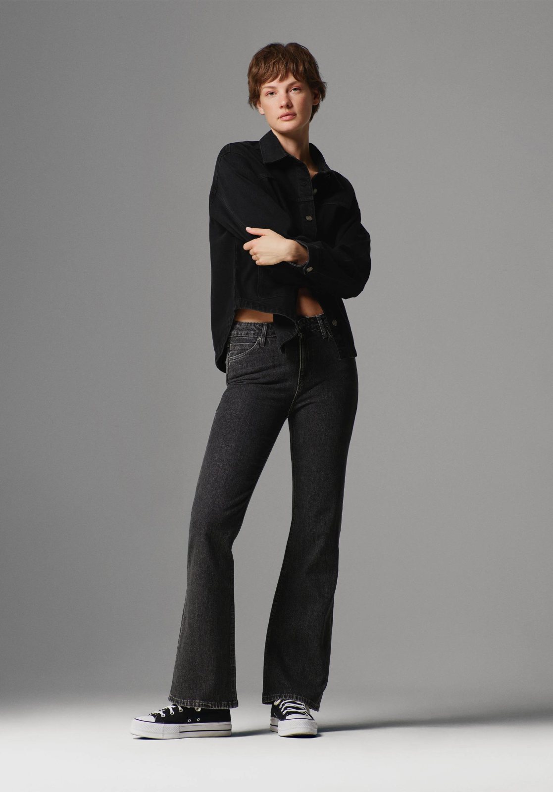 Colins 791 Monica Women's Jeans, Mid-Rise Straight Leg Regular Fit