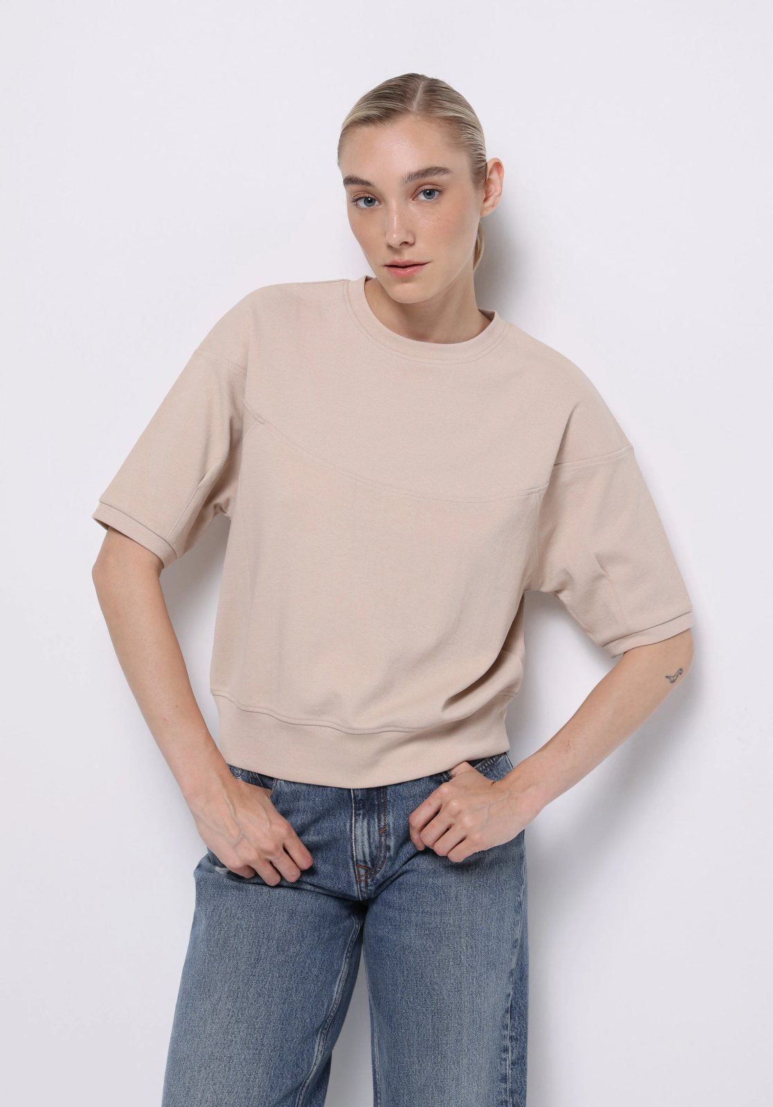 Örme Kadın Sweatshirt Regular Fit