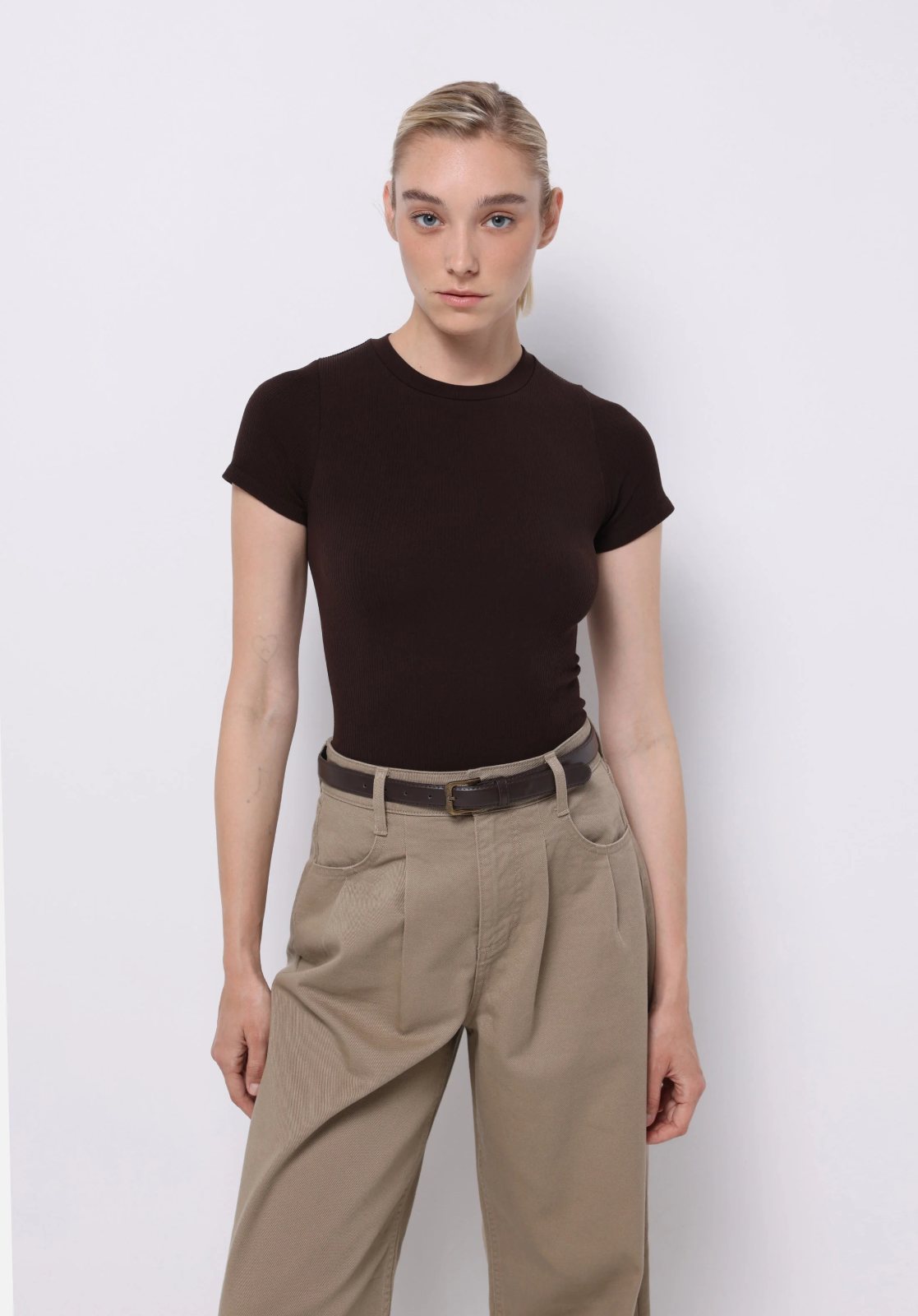 Örme Kadın Bodysuit Slim Fit